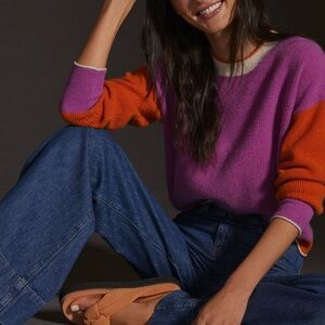 Anthro cashmere sweater